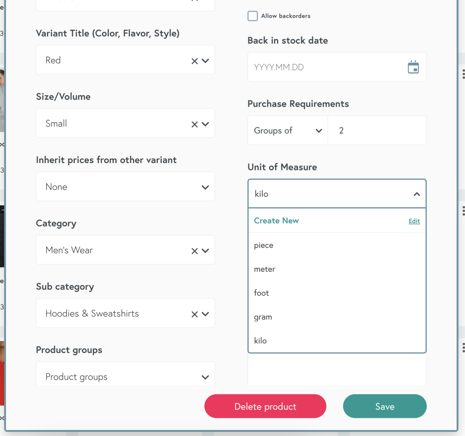 Feature of the month: Units Of Measure (UOM) - Turis
