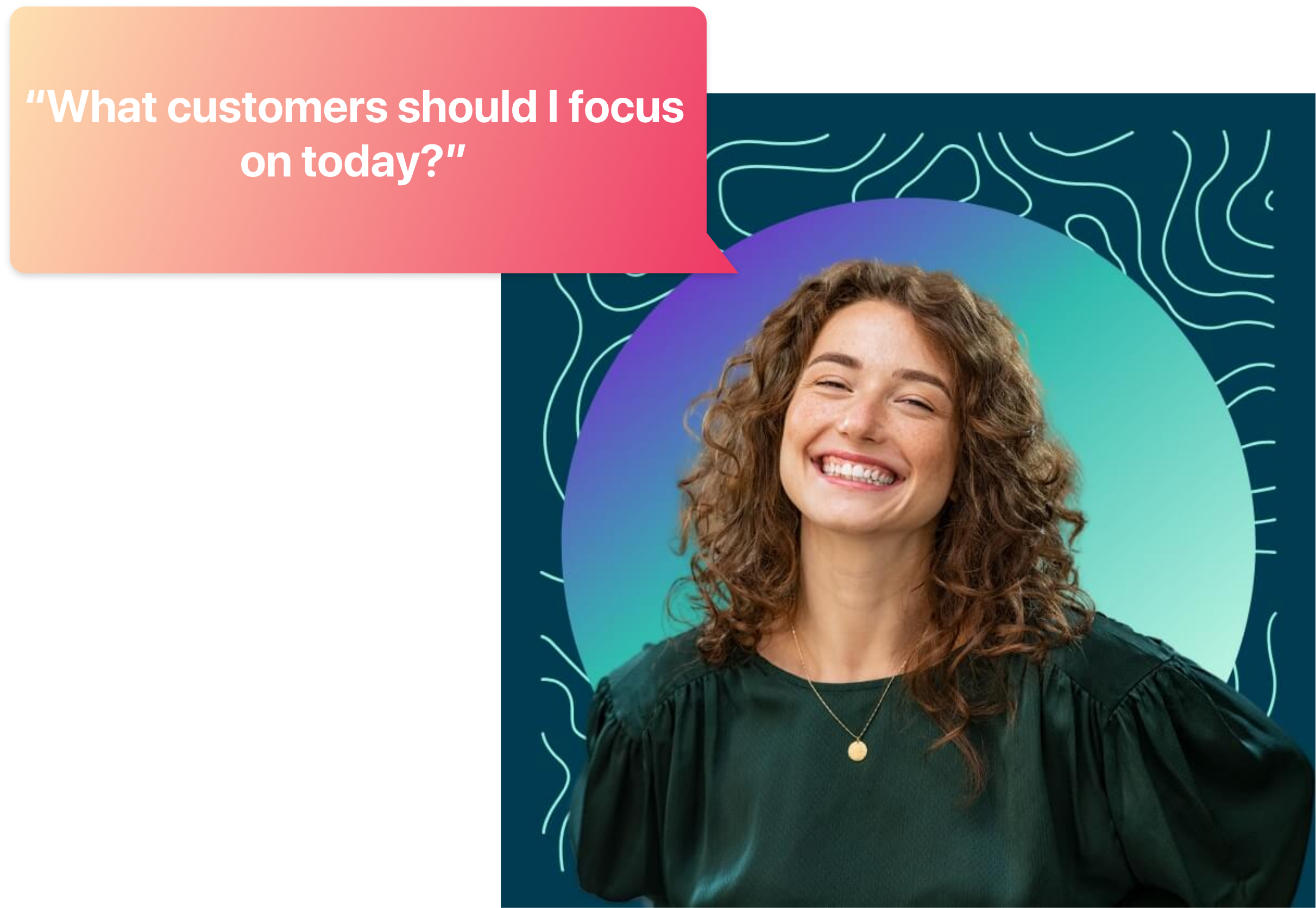 tippy question focus customers