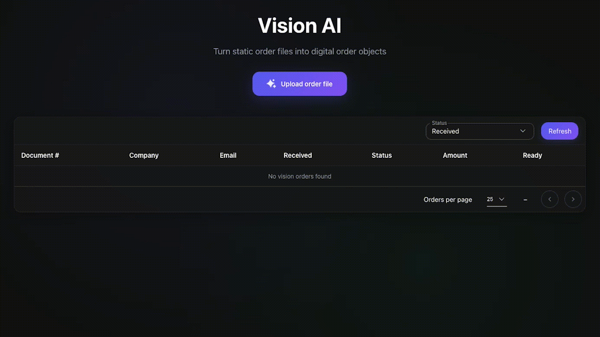 Turn PDFs, emails, text files into clean digital orders 3 turis vision ai