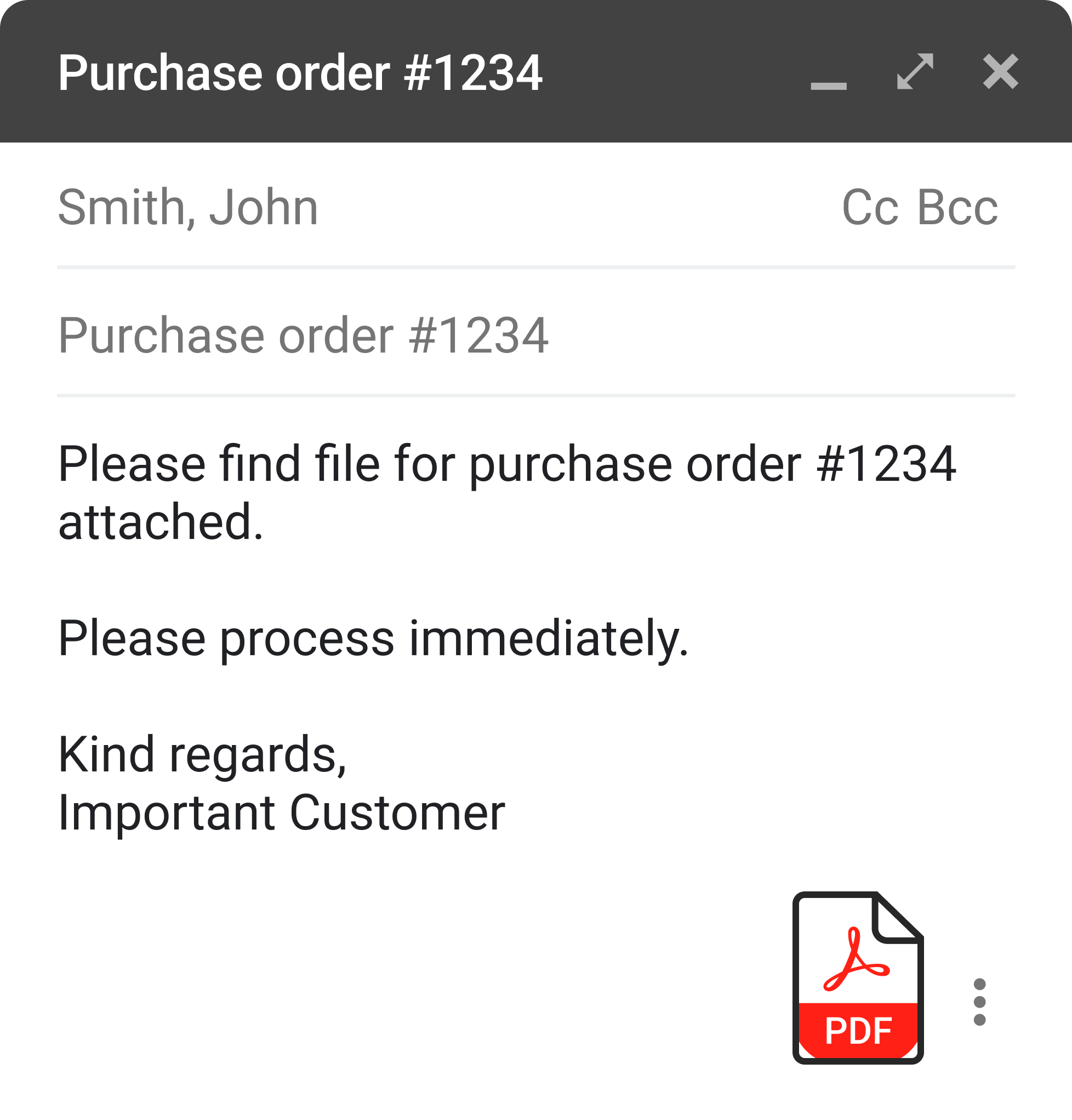 vision email
