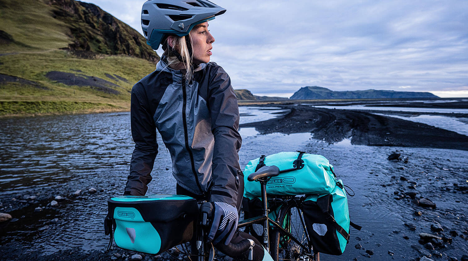 Ortlieb woman bike turis