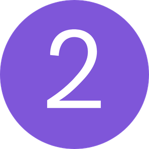 Number icon 2 2